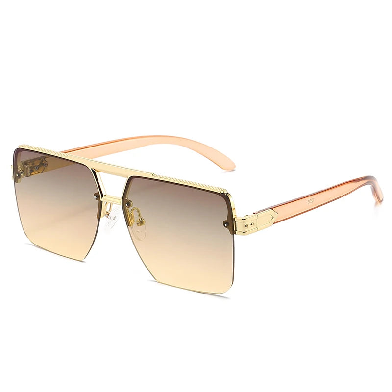 New Square Men's Sunglasses Personality Everything Stylish Sunglasses Trend Sunglasses